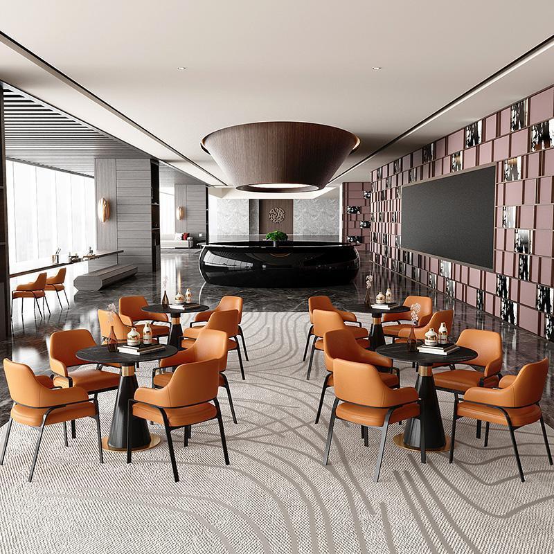 Light Luxury Leisure Chair, Office Sofa, Business Reception Sofa, Single Chair, Hotel Negotiation Table and Chair Combination, Leisure Sofa