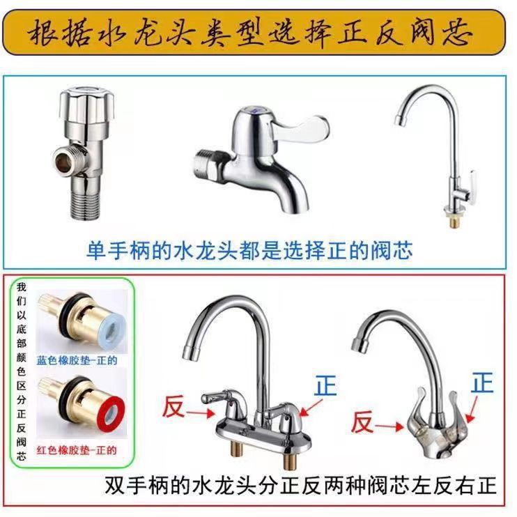 Triangle valve single cold faucet ceramic piece valve core copper rod sanitary ware factory wholesale