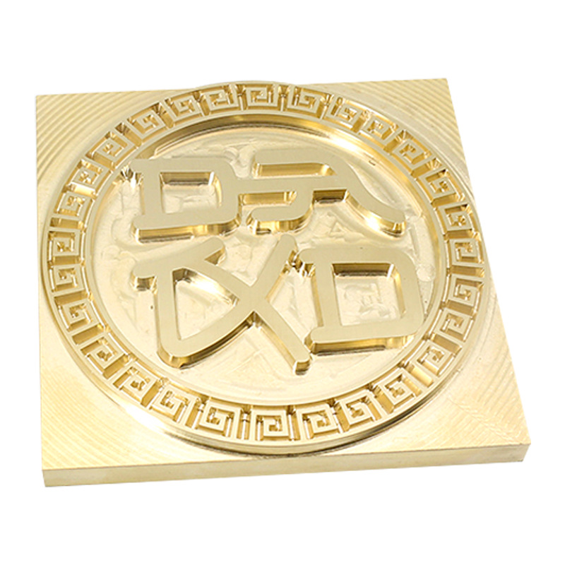 [Zhengfei] copper mold custom high temperature resistant invitation membership card gift box stamping gilding film customization