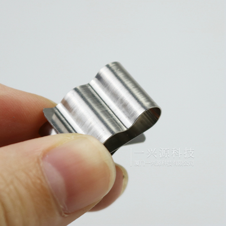 Photovoltaic stainless steel cable clamp solar special frame spring clamp photovoltaic cable clamp grounding clamp