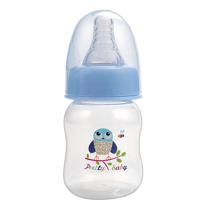 Baby 60mL Mini Plastic PP Bottle Baby Choke-proof and Fall-resistant Small Bottle Maternal and Infant Products Factory Cross-border Wholesale