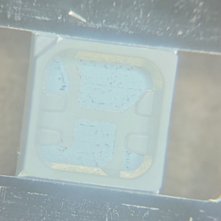 Dongguan LED bracket factory direct 2121RGB four-legged magic red copper bracket