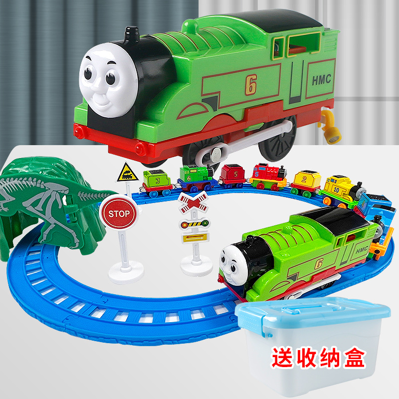 Children's Alloy Toro Rail Mas Electric Train Toy Magnetic Suction Baby Boys and Girls 2-6 Years Old Children Gift 3