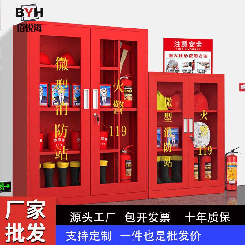 Мини-кабинет для оборудования пожарной станции, ящик для экстренных запасов на строительной площадке