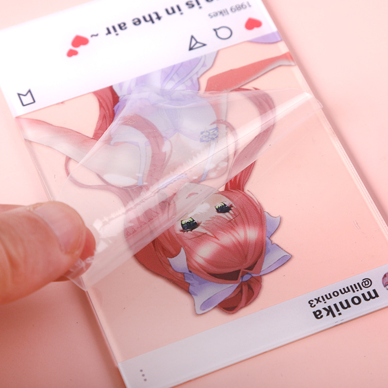 Acrylic photo through card small card custom little red book dinner card star around should aid card animation ins card