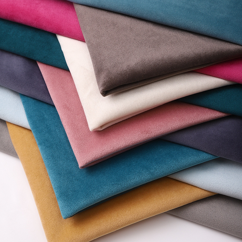 Оптовая продажа 180 грамм голландского бархата занавеска диван скатерть подушка Лиси бархатная ткань