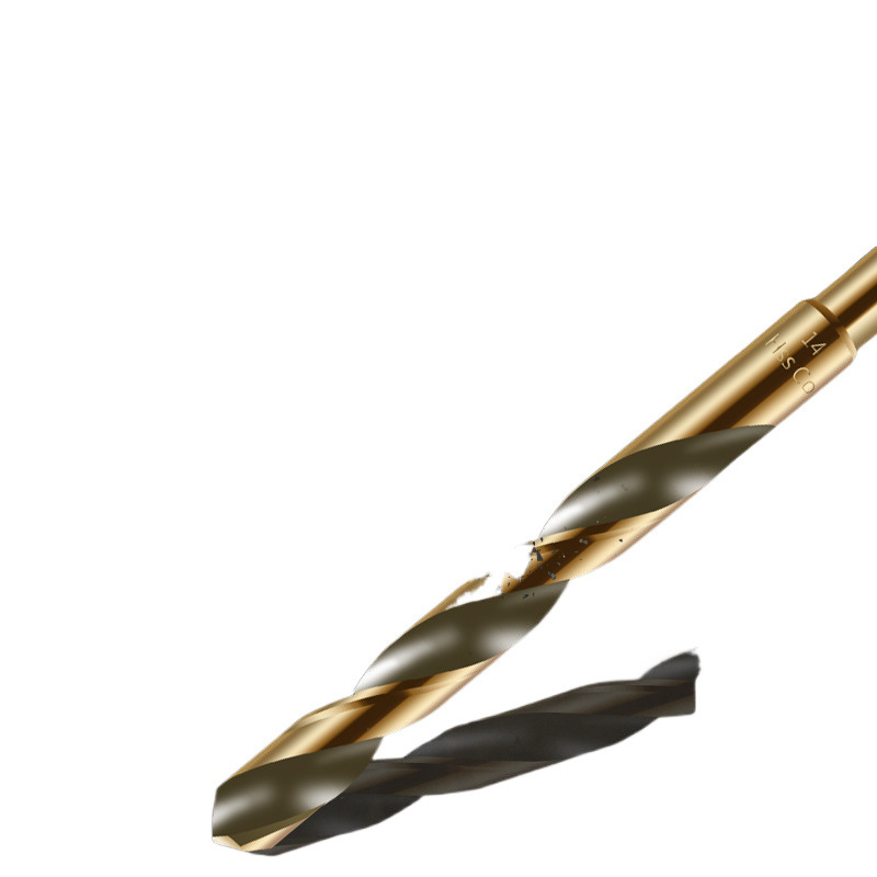 Twist Drill Bit Stainless Steel Cobalt-Containing Hand Electric Drill for Drilling Steel Super-Hard Tungsten Steel Alloy Straight Handle Rotor