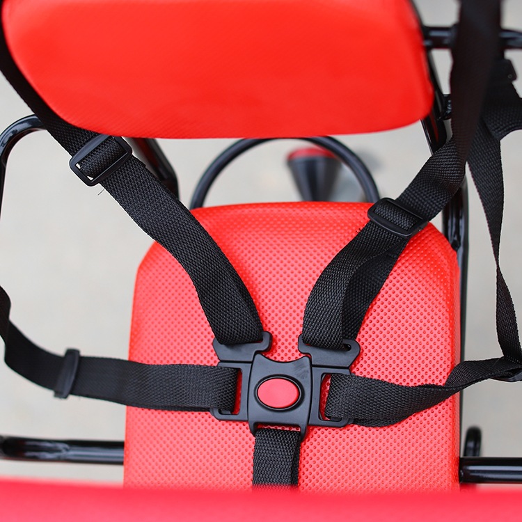 自行车儿童座椅后置电动车宝宝坐椅折叠单瓶车山地车小孩座架