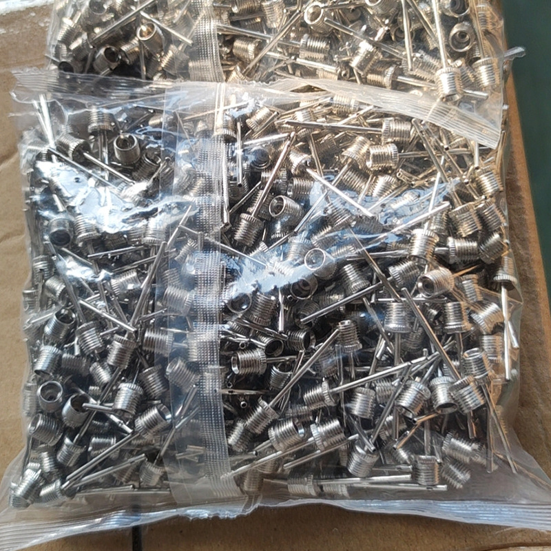 Source manufacturers air needle American pump ball needle basketball football balloon stainless steel air needle metal inflatable needle