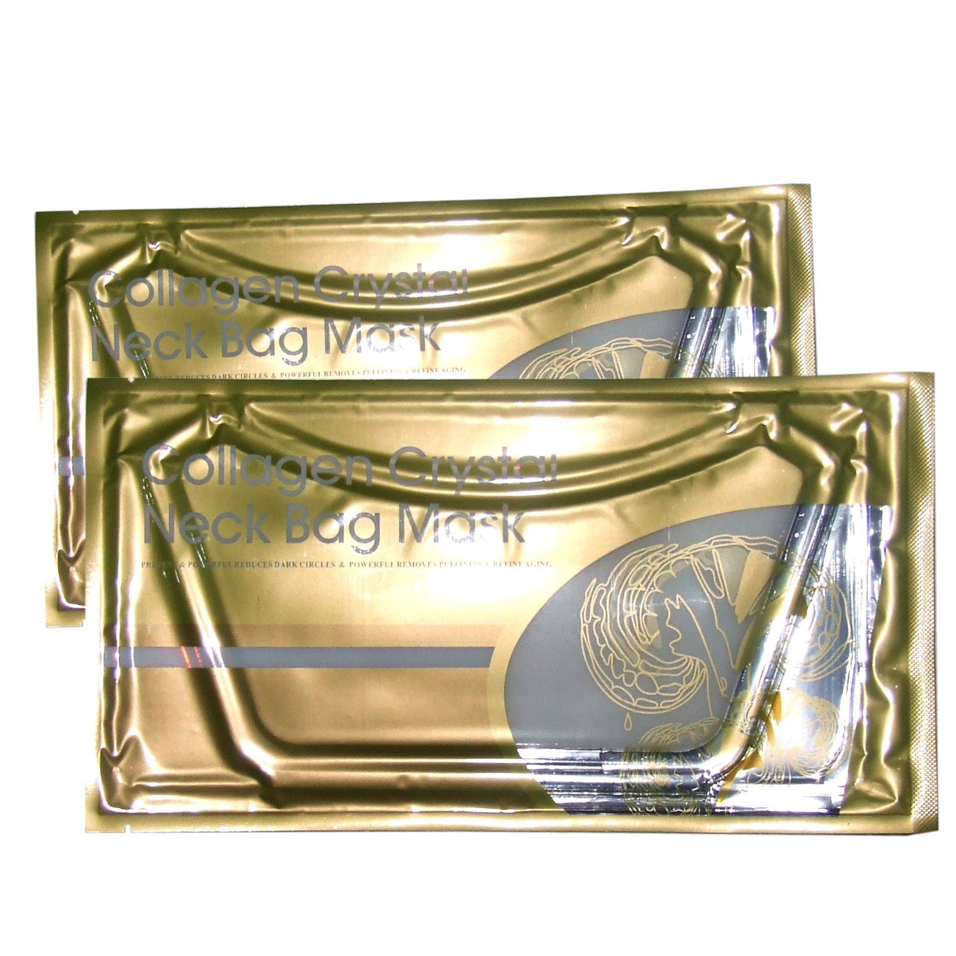 Cross-border exclusive for foreign trade English gold neck membrane moisturizing lifting crystal neck membrane firming collagen