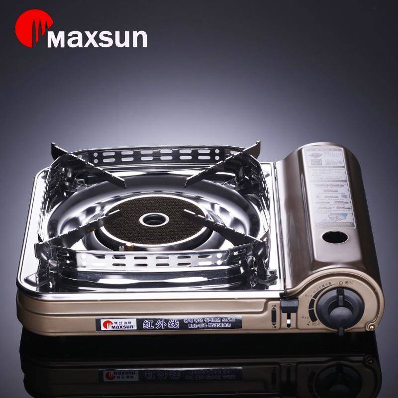 Maixian Infrared Cassette Stove Hot Pot Cookware for Outdoor Camping, Magnetic Gas Stove, Energy-Saving Camping Stove