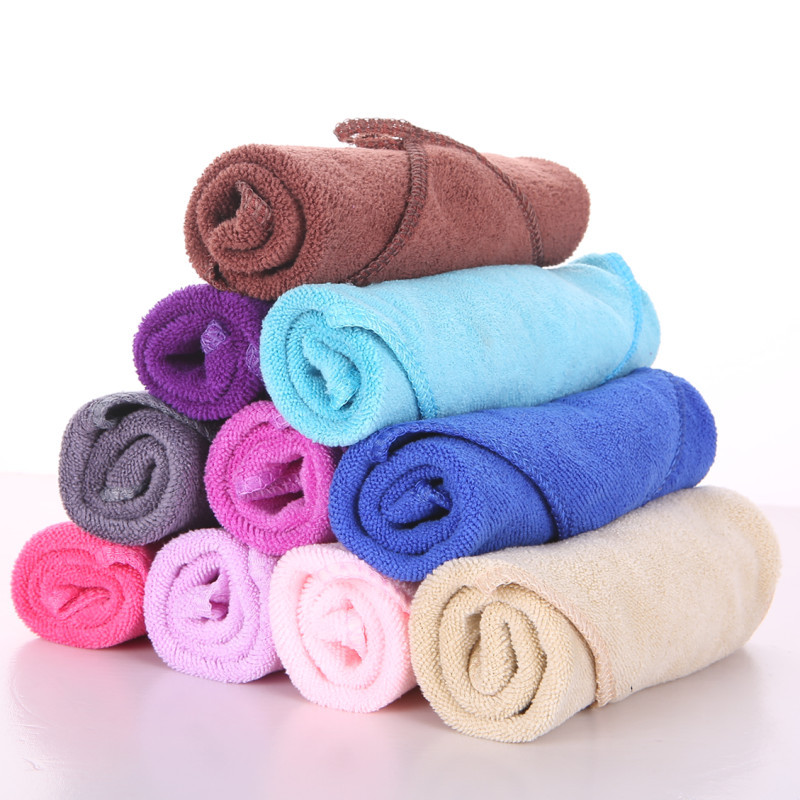 Fiber towel thickened each size small square household cleaning cloth absorbent household cleaning support logo