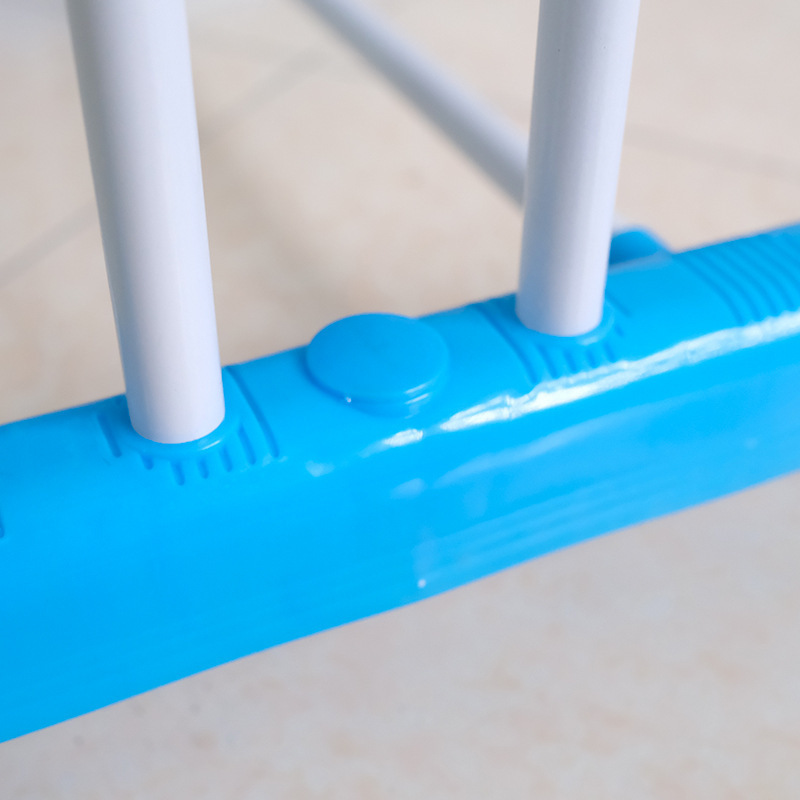 Simple Clothes Hanger Outdoor Balcony Multi-Functional Floor-Standing Multi-Layer Folding Towel Drying Rack Simple Clothes Drying Rack Wholesale