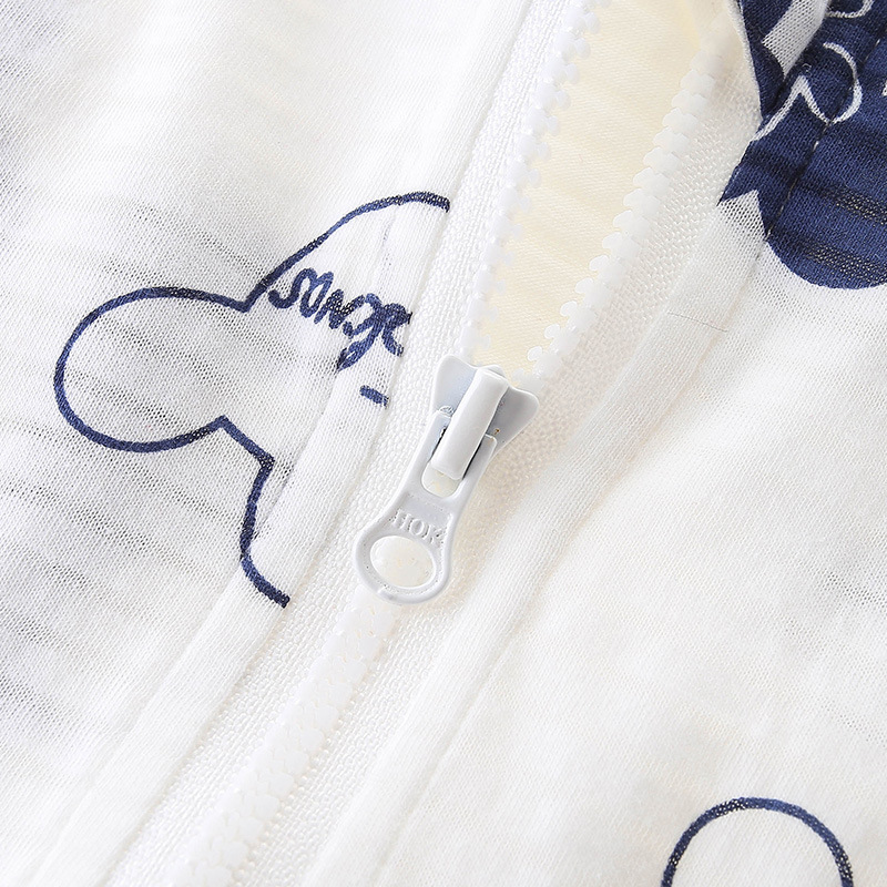 Summer Kidsren's Thin Breathable Outer Shirt for Men and Women Baby Sun Protection Clothing Pure Cotton Baby Hooded Zipper Jacket Top