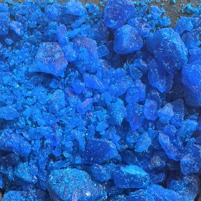 Block Copper Sulfate Particles Aquaculture Shrimp and Crab Pond Algae Removal and Insect Removal Animal Husbandry Foot Bath Blue Alum Swimming Pool Copper Sulfate