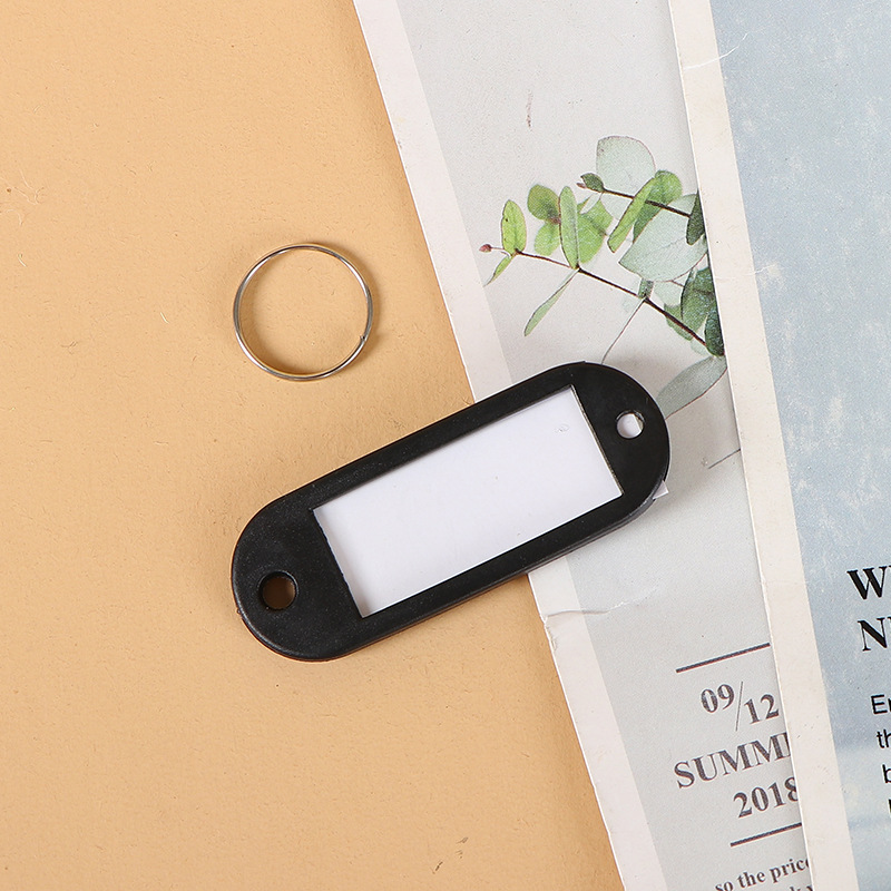 in stock key card color PP plastic classification number plate hotel hotel mark writing key chain accessories wholesale