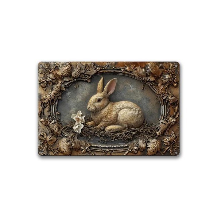 Cross-border hot 3D retro tin painting wall decoration creative wall decoration real factory spot fast hair