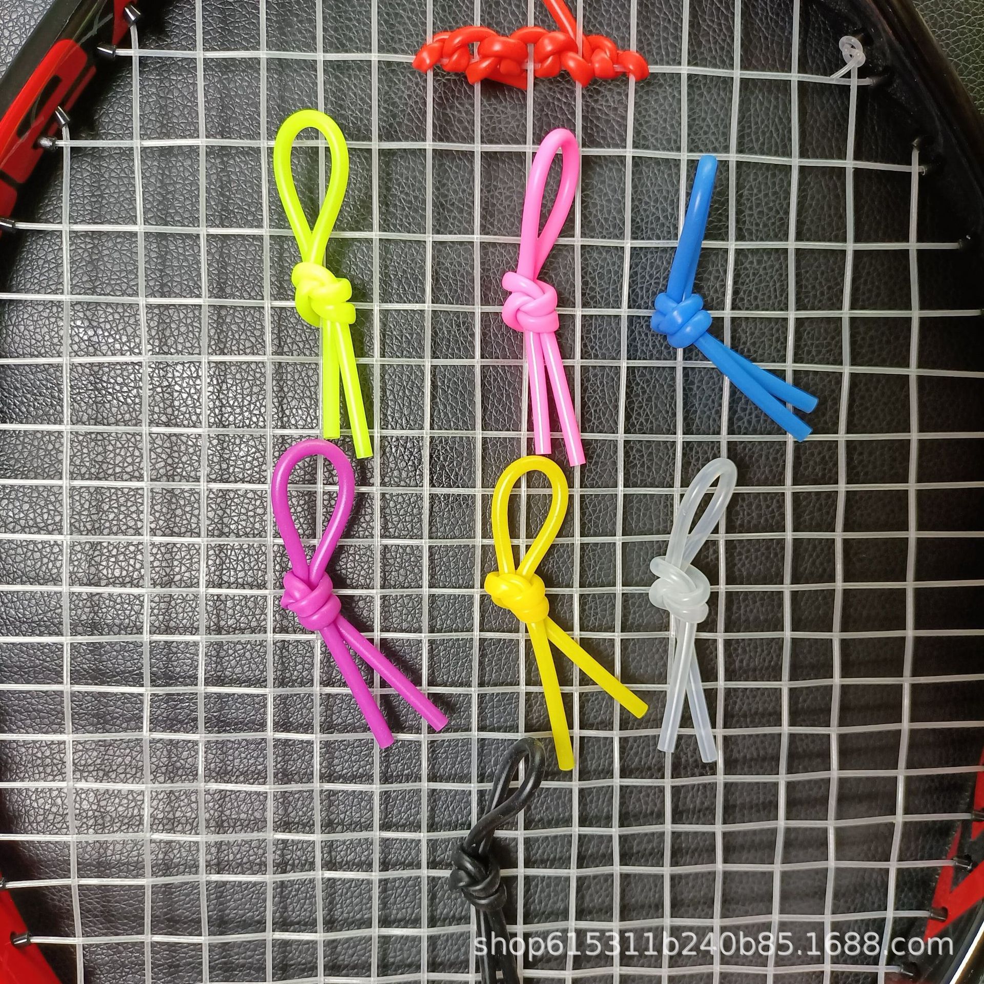 Silicone tennis racket shock absorber shock absorber strip shock absorber tie-in factory direct anti-shock strip