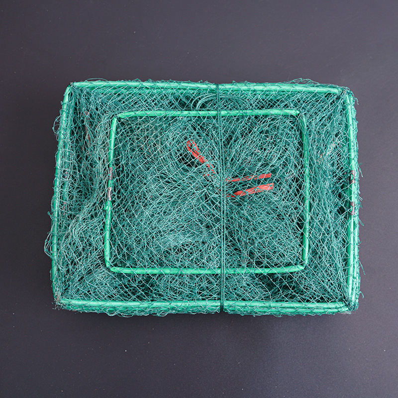 Shrimp cage fishing cage crab loach cage culture folding fishing net nylon bold knotted lobster net fishing cage