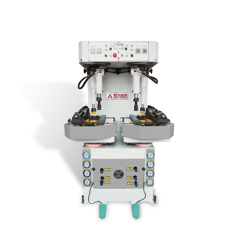 New shoe machine factory direct Shengda technology multi-branch dense row universal wall double-station bottom pressing machine