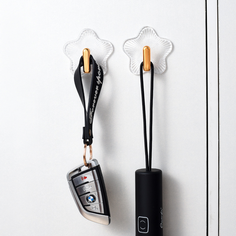 Adhesive hook new kitchen and bathroom shelf door wall coat hook student dormitory door rear hook