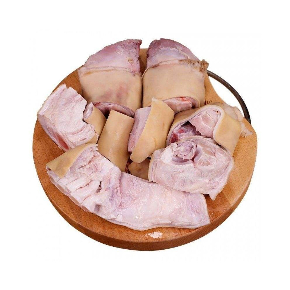 Beef Hoof Cut into Pieces, Beef Hoof Pieces, Yellow Beef Hoof, Frozen Bone, Roasted, Hairless Beef Hoof, Hoof, Peanut, Fresh Ingredients Wholesale