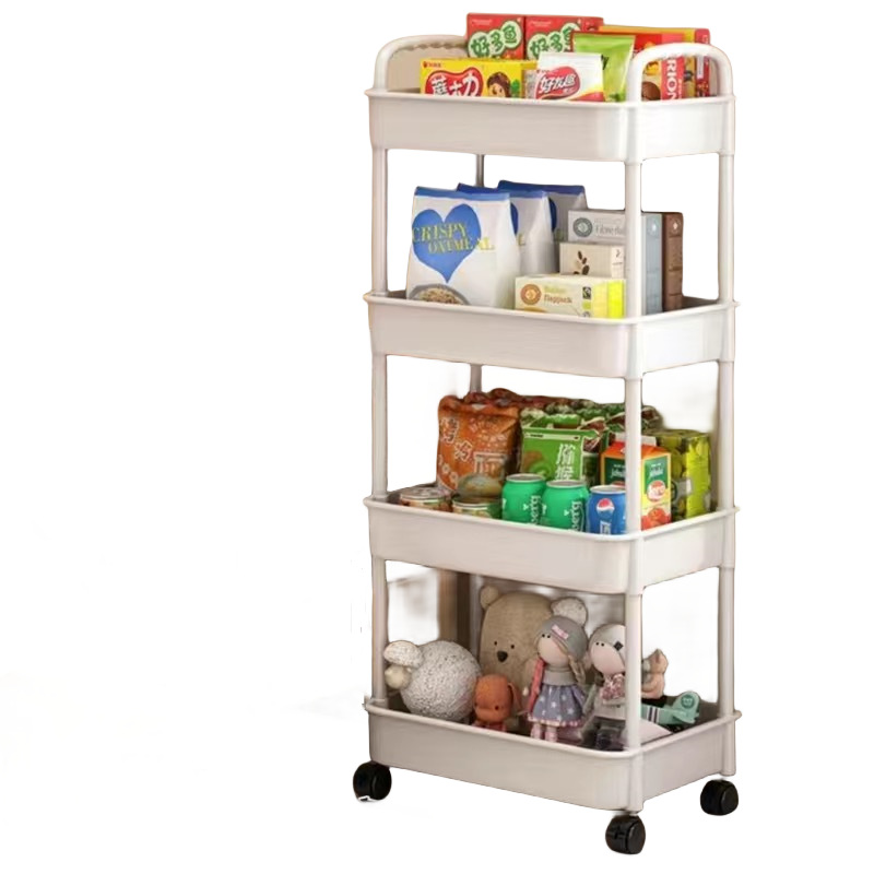 Storage Rack Stroller Bedroom Bathroom Floor Multi-Layer Snack Rack Kitchen Movable Baby Storage Rack