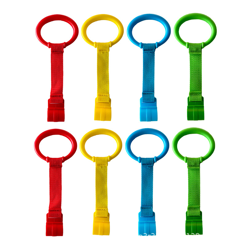 Temu Xiyin Amazon Cross-Border Specializes in Kidsren's Hand Pull Ring Baby Standing Balance Auxiliary Learning Exercise Arm Strength