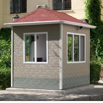 Security Booth Metal Carved Guard Booth European-Style Steel Structure Movable Garbage Room Scenic Area Utility Room Duty Guard Room