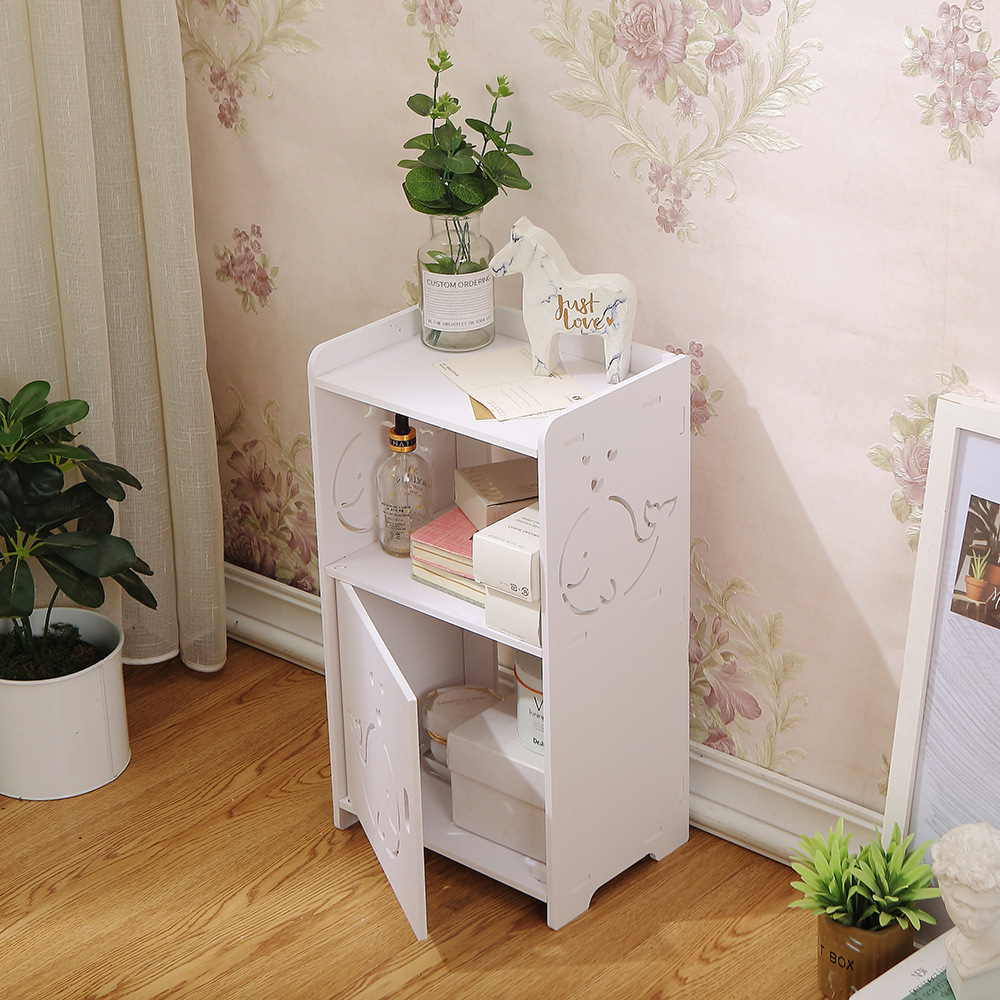 Scandinavian Bedroom Small Table Simple Wooden Bedside Table Solid Wood Bedside Table Storage Cabinet Solid Wood Leg Bedside Small Cabinet