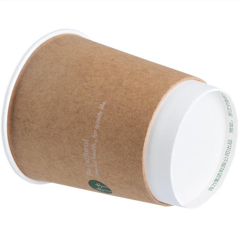 Deli 19204 Double-Layer Paper Cups 20 Packs 280ml 240g Disposable Paper Cups Water Cups Boiling Water Cups