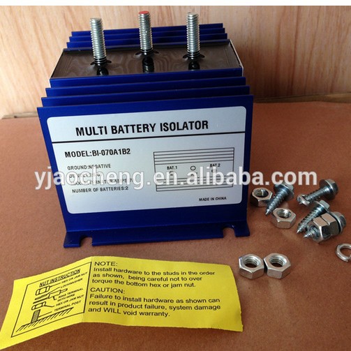 Battery isolator/battery isolation switch/main and auxiliary battery controller/battery protector 200A 12V