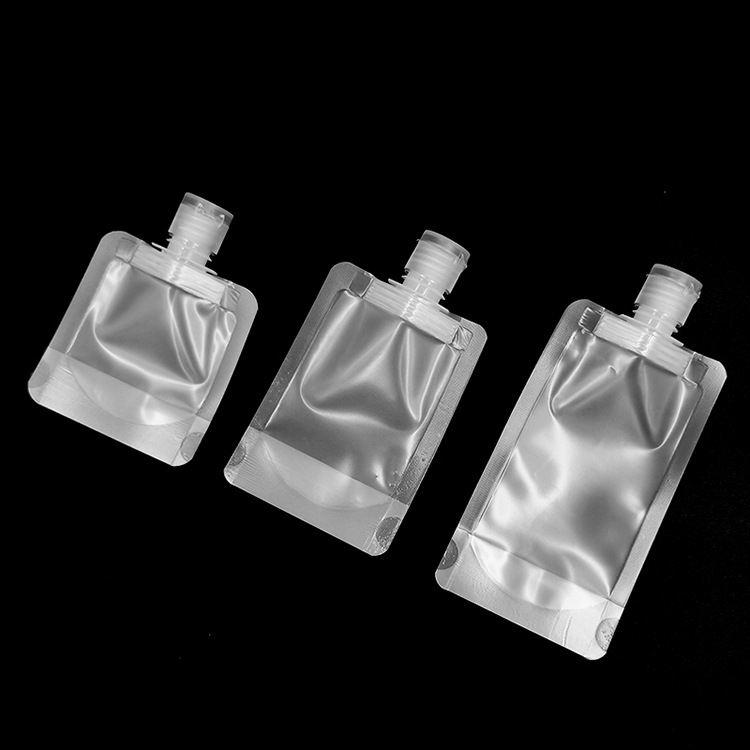 Liquid packing bag shampoo shower gel hair conditioner flip packing bag travel portable cosmetic nozzle bag
