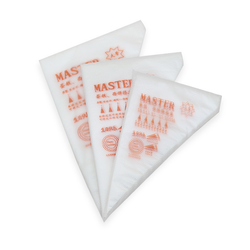 Disposable Piping Bag Piping Nozzle Multi-Specification Baking Tools Cookie Triangle Cake Piping Cream Bag
