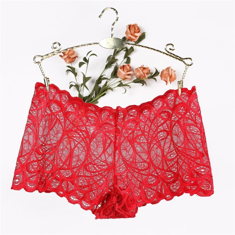Foreign Trade Lace Underwear for Women Plus Size Women Sexy Lace Underwear for Girls Pure Desire Lace Boxer Briefs for Women