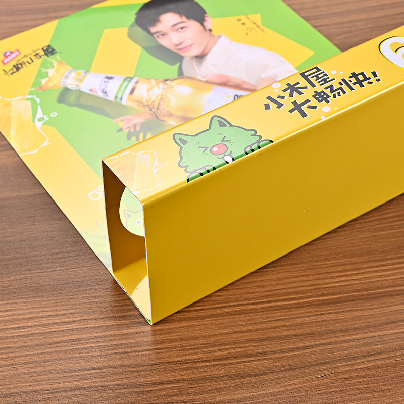 Plastic pvc table card bending card wine display stand two-dimensional code payment card advertising price standing card production customized