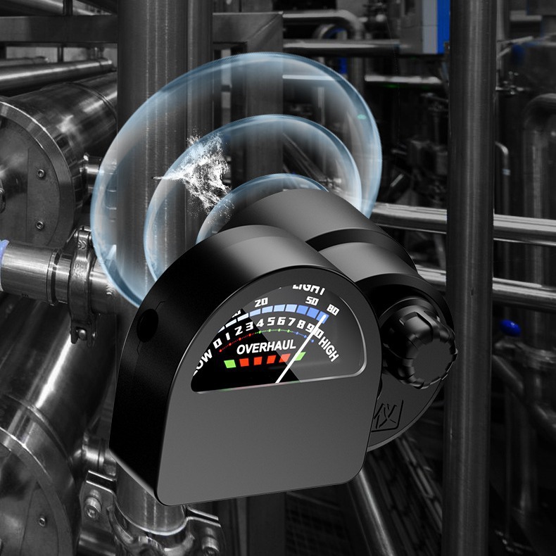 Компактный прибор для обнаружения утечек, легкий, с указателем частоты звука
