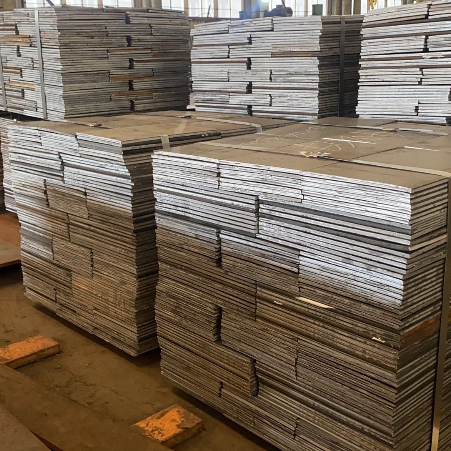 Q235 Steel Plate Laser Cutting, Shearing, Bending, Punching, Welding, Medium and Thick Plate Flat Cutting, Zero-Preembedded Parts, Steel Structure Special-Shaped Processing