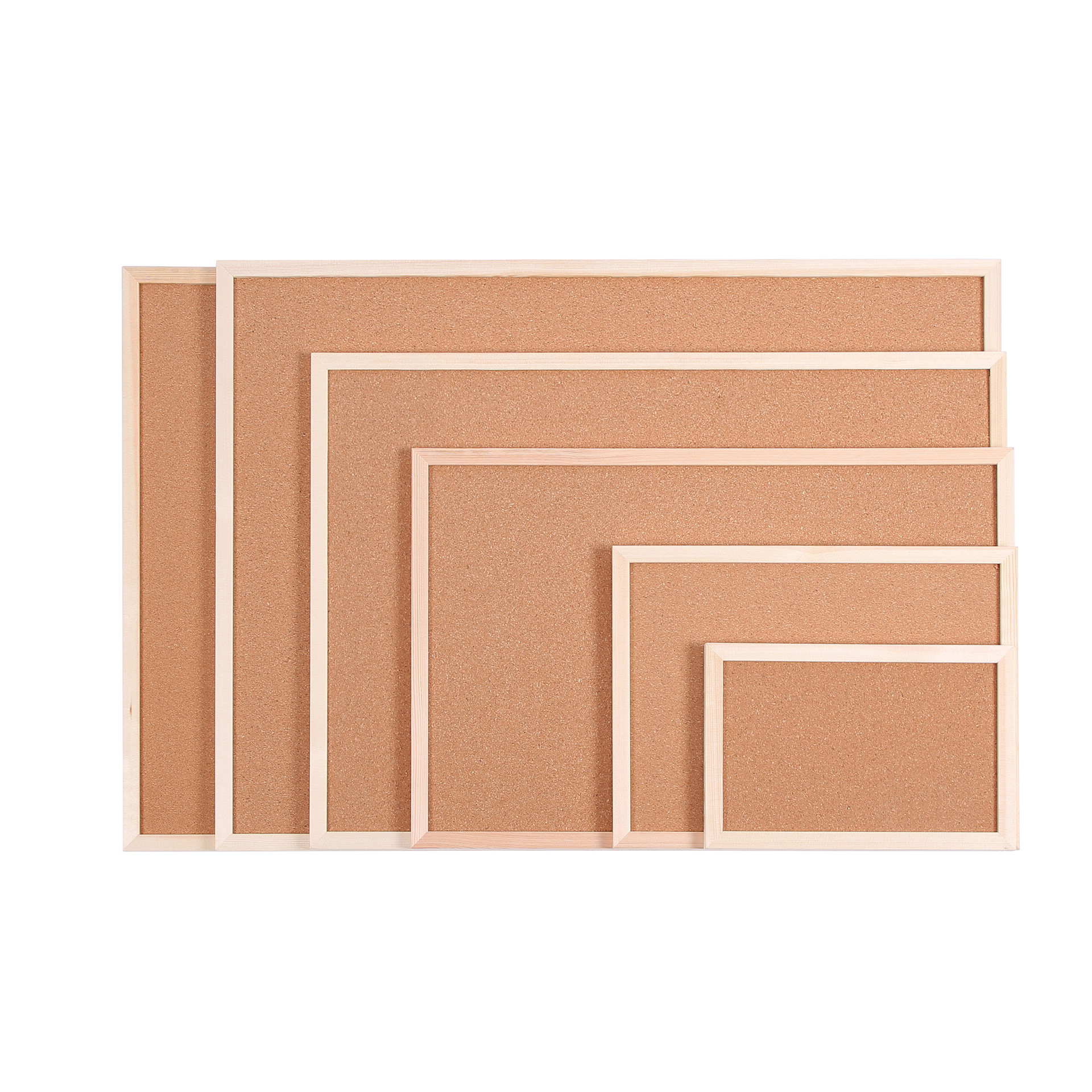 Wooden Cork Board Single and Double-Sided Hanging Photo Wall Solid Wood Frame Display Board Home Writing Board Message Board