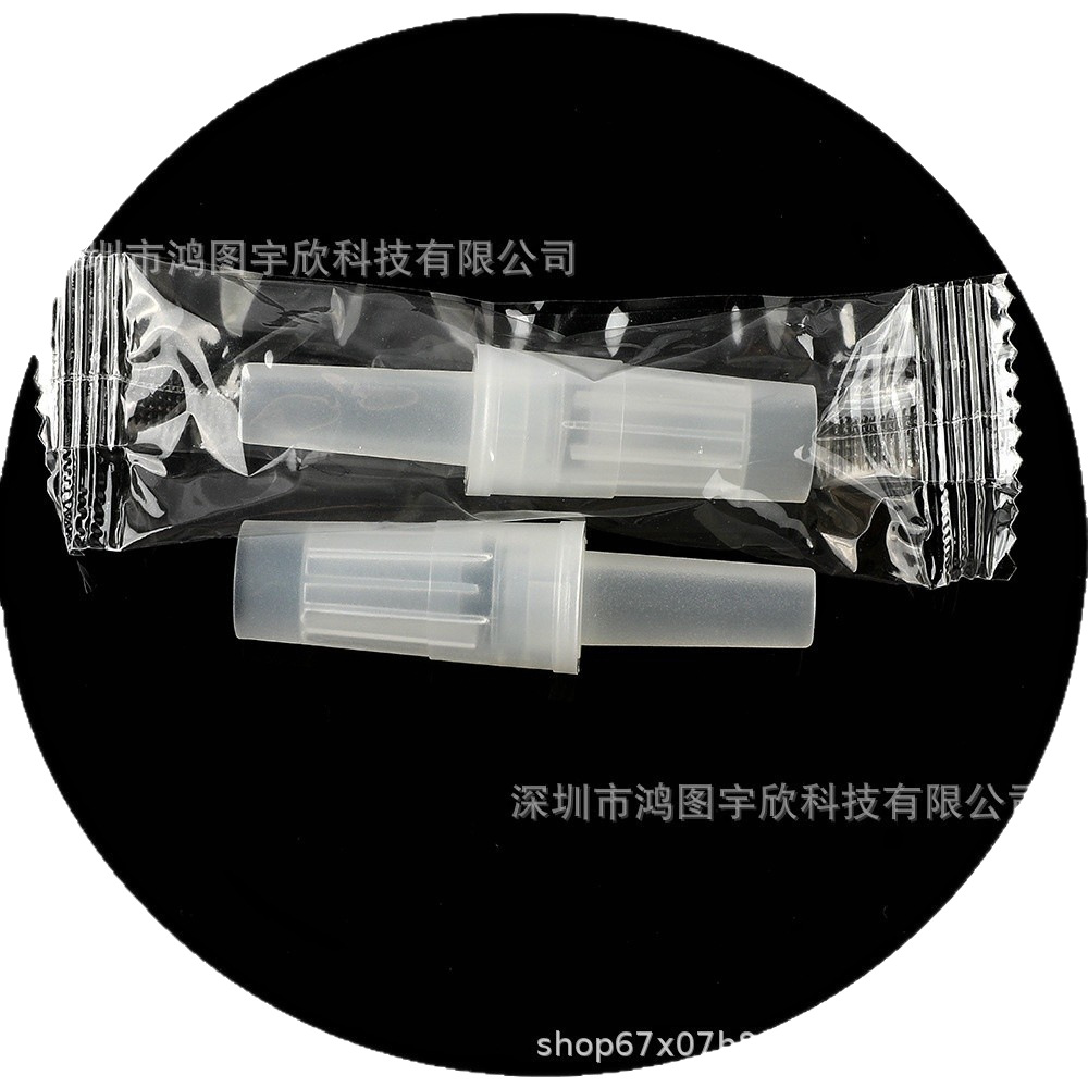 Anti-Fall Suction Blowpipe Alcohol Detection Tester Plastic Air Nozzle Disposable Drunk Driving Tester Blowpipe Air Nozzle