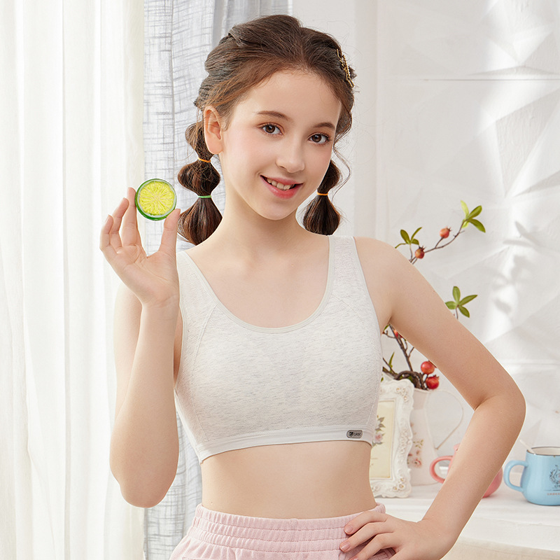 Girls' Underwear Development Period Junior High School Students Small Vest Girls' Children's Cotton Large Size Comfortable Bra