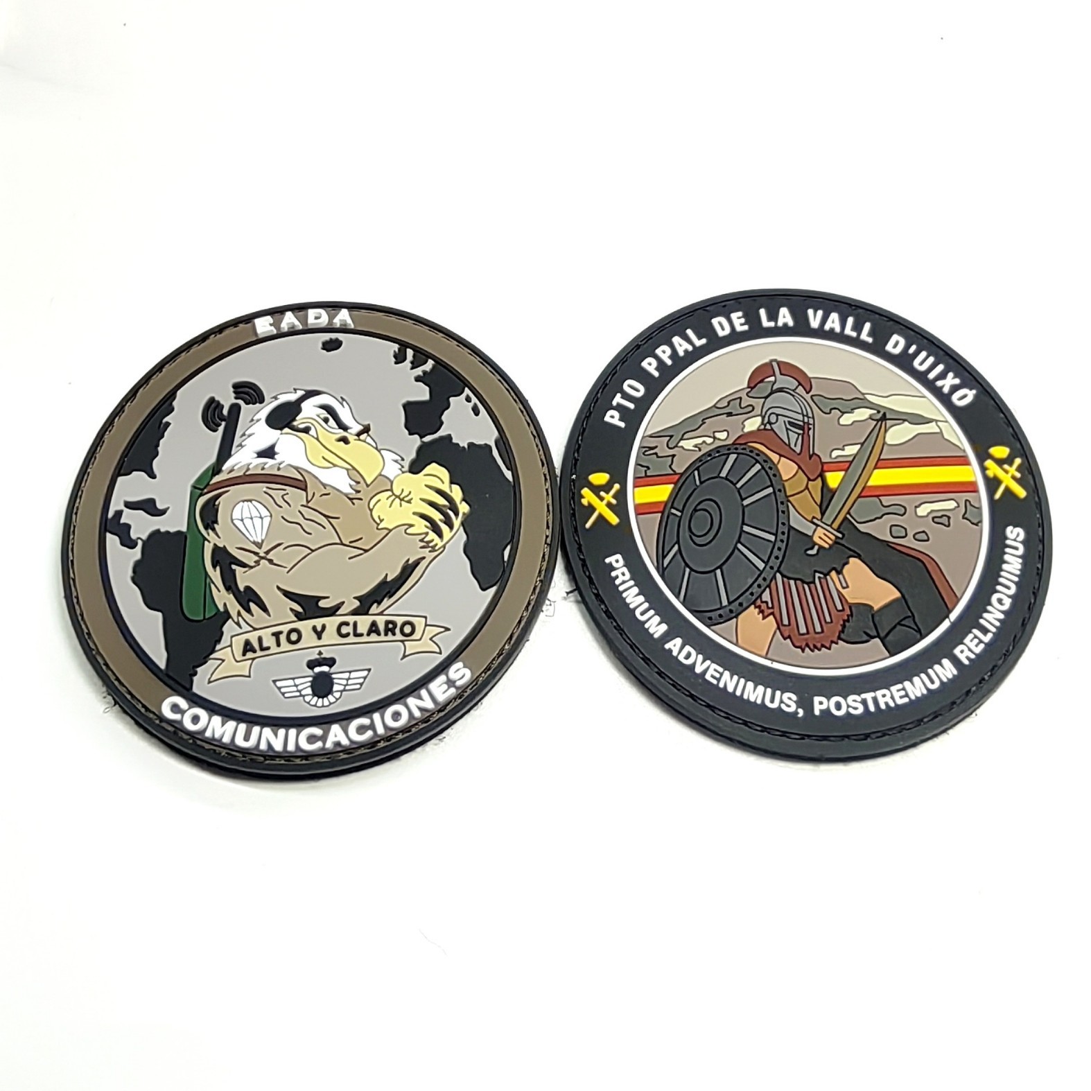 Manufacturer Customized Cross-Border E-Commerce Supply Pvc Soft Rubber Velcro Drop Plastic Trademark Logo Soft Rubber Shoulder Patch Armband Patch