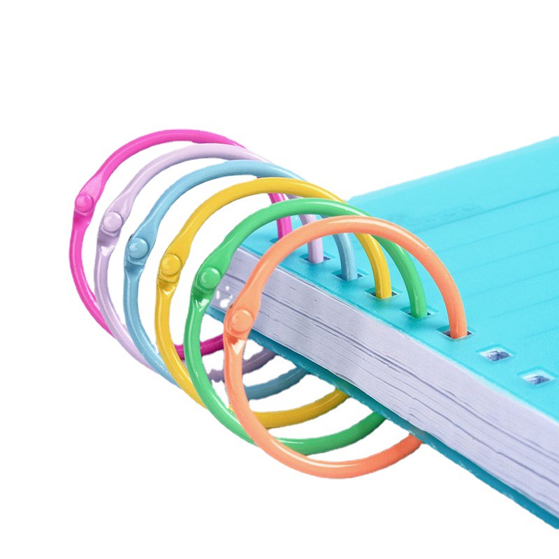 Manufacturer in Stock Wholesale Book Ring Binding Ring Open Ring Buckle Metal Loose-Leaf Ring Photo Album Loose-Leaf Ring Complete Specifications