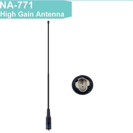 NA-771 walkie talkie antenna dual band dual segment VHF/UHF SMA-Female Male UV-5R k5 k6