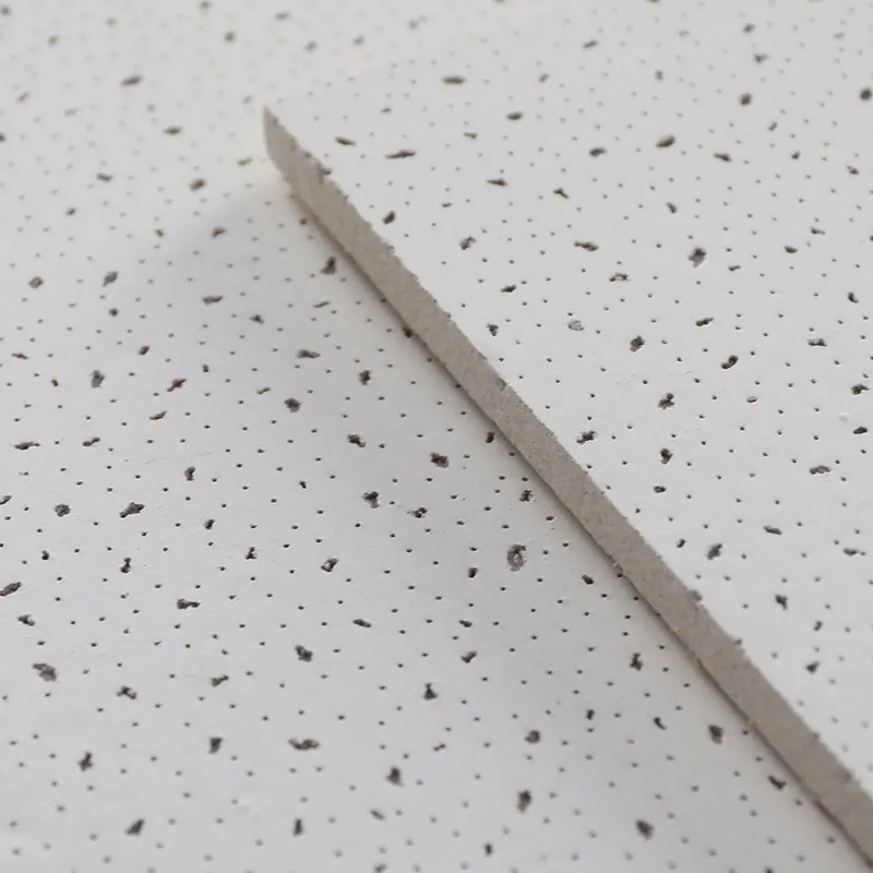 Ceiling Mineral Wool Board 600 Moisture-Proof and Heat-Insulating Black Mineral Wool Decorative Sound-Absorbing Board Office Ceiling Material