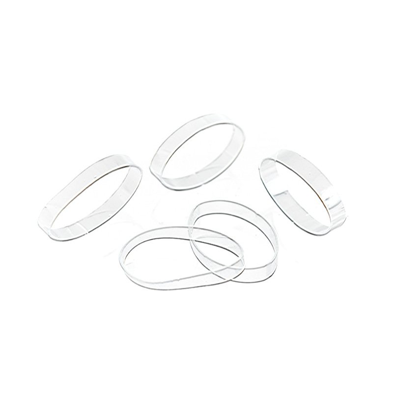 Cross-border supply of TPU rubber ring anti-aging transparent rubber band high temperature resistance is not easy to break the thread binding rubber ring