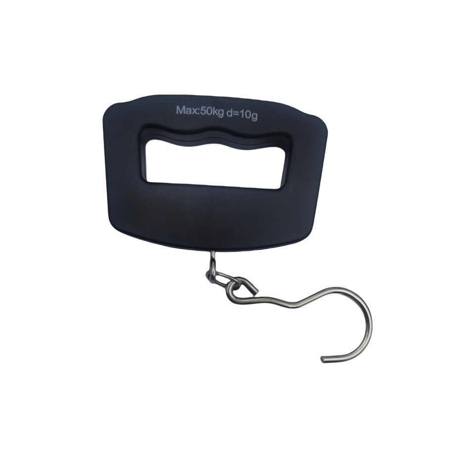 Wholesale 50kg large handle electronic portable scale portable express weighing hook scale blue backlit fishing scale