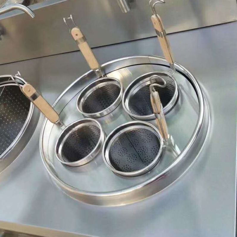 Noodle Bucket Malatang Noodle Oven Partition Chaotic Dumplings Partition Bucket Cooking Noodle Bucket Commercial Noodle Restaurant Cooking Noodle Leaking Net Isolation Net