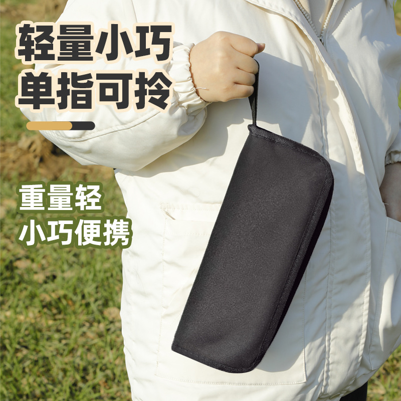 Little Mazar Folding Outdoor Camping Handbag Stool Student High Speed Rail Train Queuing Artifact picnic Stool Train Stool