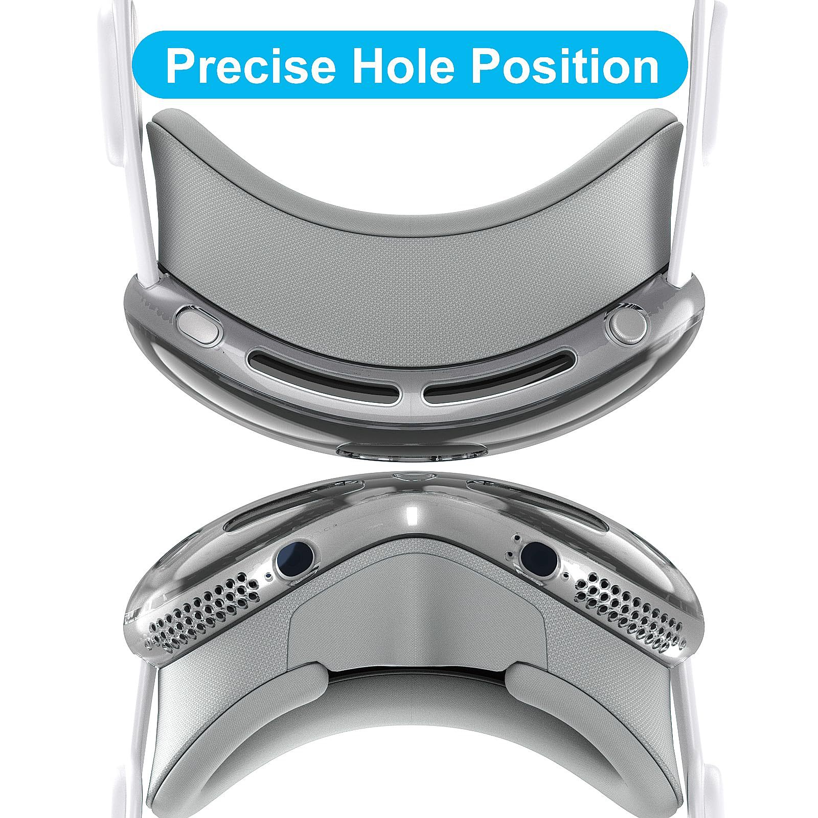 Suitable for Apple Vision Pro Protective Case Apple Vr Device Head-Mounted Protective Case Transparent Anti-Fall Protective Case